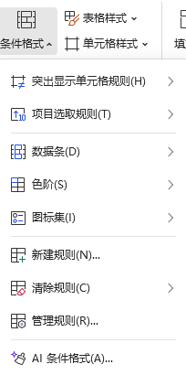 条件格式