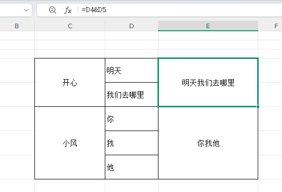 使用&符号