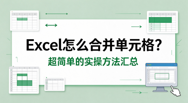excel合并单元格