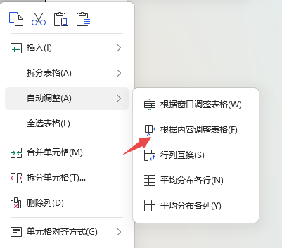 根据内容或窗口自动调整