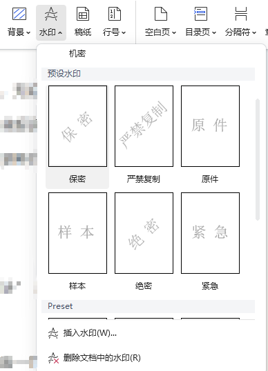 内置水印