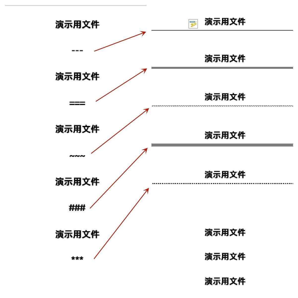 word快速插入分隔线